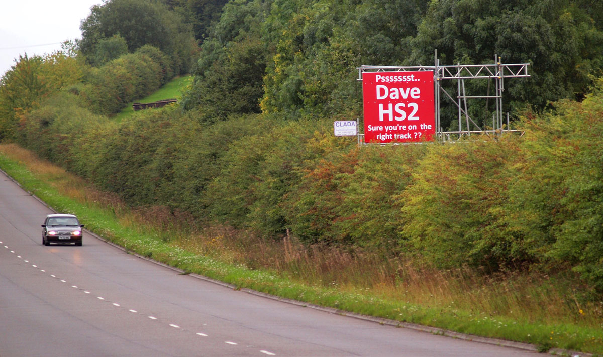 Signs on A403, Shardellos
